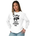thumbnail image 3 of Like Pig Butts Cannot Lie Bacon Lover Long Sleeve TShirt Men Women Brisco Brands X, 3 of 6