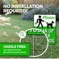 thumbnail image 5 of Signs Authority Clean Up After Your Dog Sign with Metal H-Stake - 18 x 9-Inch No Pooping Dog Signs for Yard - Weather-Resistant Pick Up After Your Dog Sign - Durable, Double-Sided Dog Signs for Lawn, 5 of 7