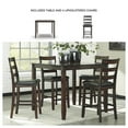thumbnail image 5 of Signature Design by Ashley Coviar 5 Piece Counter Height Dining Set, Includes Table & 4 Barstools, Brown, 5 of 7