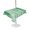 Emerald, Sage, Mint, variant on Outdoor Tablecloth with Umbrella Hole for Patio/Picnic/Party/Camping, Teal Blue Ombre Waterproof Table Cloth Round Cover Washable, Modern Abstract Art Oil Painting (Dia 54")