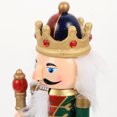 thumbnail image 3 of Miangastore Tabletop Ornament Nutcracker Soldier Olive Green 1Set 6X2.2X2.2In, 3 of 8