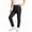 Q05 Black, variant on LUGOGNE Girls Jeggings Kids Elastic Waist Slim Fit Yoga Pants Soft Comfortable Casual Everyday School Bottoms