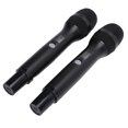 thumbnail image 1 of Micrófono Inalámbrico, Mezcla Profesional Micrófono Inalámbrico de Mano Tecnología DSP UHF Anti Aullido Dinámico Con Receptor Recargable Para Cantar, 1 of 7
