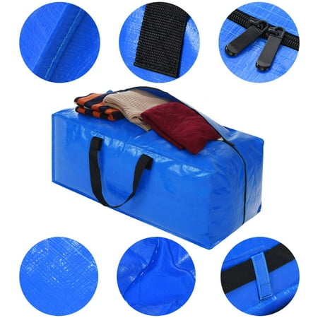 Large storage online bags with zipper