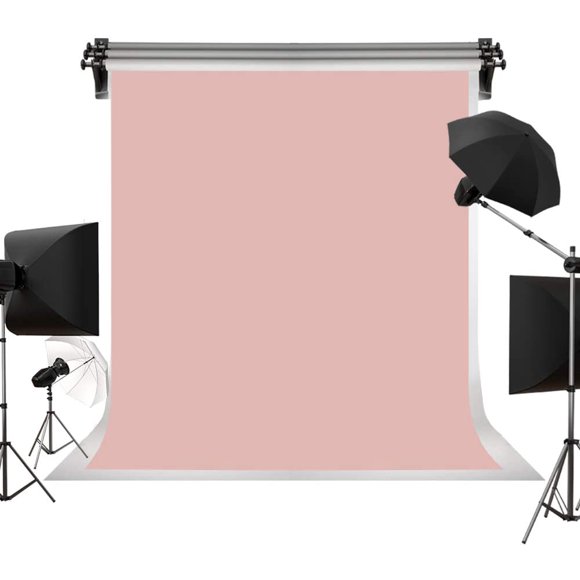 shiyou-6ftX9ft Solid Light Pink Backdrop - Portrait & Headshot Photography Background for Photo Booth