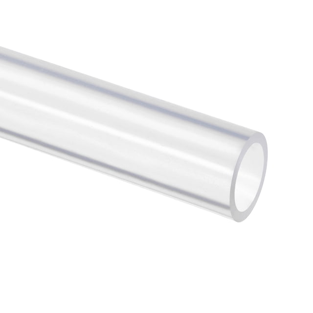 Uxcell Tubo de manguera de aire para transferencia de bomba de silicona transparente 1pcs 0.47'' x 0.63''