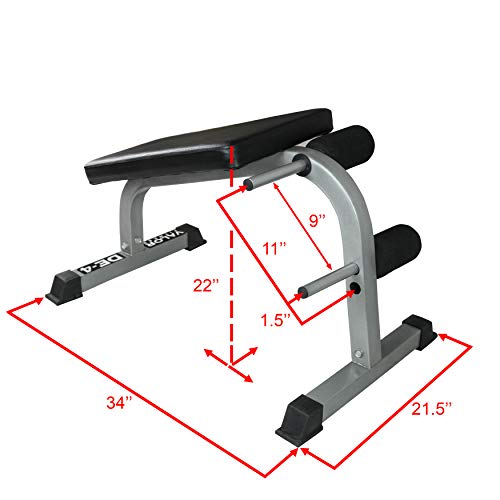 Valor Fitness DE-4 Sit-Up Bench and Ab Crunch Board with Ergonomic
