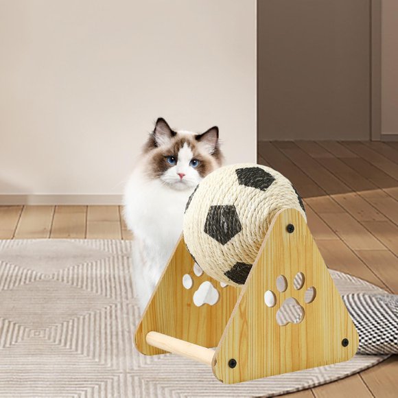 BELOVING Cat Scratcher Compact Cat Scratching Ball for Exercise Indoor Claws Grinding