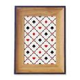 thumbnail image 1 of Playing Cards Gambling Utensils Pattern Photo Frame Exhibition Display Art Desktop Painting, 1 of 3