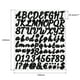 thumbnail image 2 of Calcomanías de letras y números de vinilo autoadhesivo, negro 1" 76 por hoja, 8 paquetes, 2 of 5