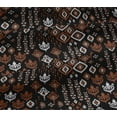 thumbnail image 5 of oneOone Viscose Jersey Fabric Block & Geometric Ikat Printed Craft Fabric BTY 60 Inch Wide, 5 of 5