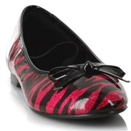 013-ZEBRA Children's Flat Heel Zebra Ballet Shoes (Best Party Wear Shoes)