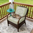 thumbnail image 4 of Outdoor Patio Cushion Covers 4 Pack Tribal Vintage Boho Patio Chair Cushion Covers with Ties and Zipper Sage Green Bohemia Waterproof Outdoor Seat Cushion Covers for Patio Furniture 20"x18", 4 of 9