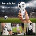 thumbnail image 4 of MOSENSE Portable Misting Fan, Type-C & 4 Adjustable Speeds, Handheld Cooling Fan with Digital Display, for Travel, Beach, Outdoor, 4 of 7