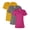 Dark Color 3 Pack, variant on BELLA + CANVAS Women’s Jersey V-Neck T-Shirt, Assorted Short Sleeve Shirts 100% Ring-Spun Cotton Bulk V-Neck Tee, Mix Tees (Dark Color 3 Pack, M)
