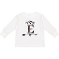 thumbnail image 3 of Inktastic Letter E Monogram Tribal Arrow Girls Long Sleeve Toddler T-Shirt, 3 of 5