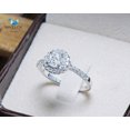 thumbnail image 3 of 0.60 Cts Cubic Zirconia / Sterling Silver 925 Ring / Rhodium plated Nickel-Free / MadDuckJewels RG1563 / Thailand Jewelry, 3 of 4
