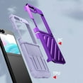 thumbnail image 4 of for Samsung Galaxy Z Flip 5 Case with Hinge Protection, Z Flip 5 Case Full Body Protection - Hard PC All-Inclusive Shockproof Case for Samsung Galaxy Z Flip 5 - Purple, 4 of 5