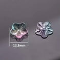 thumbnail image 6 of U8MO 10pcs 13.5mm Flower Crystal Glass Loose Pendant Craft Beads Jewellery Making DIY-10#, 6 of 7