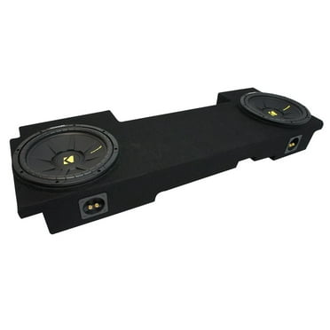 02-13 Chevy Avalanche Underseat Kicker CompC CWCS10 Dual 10" Sub Box Package New