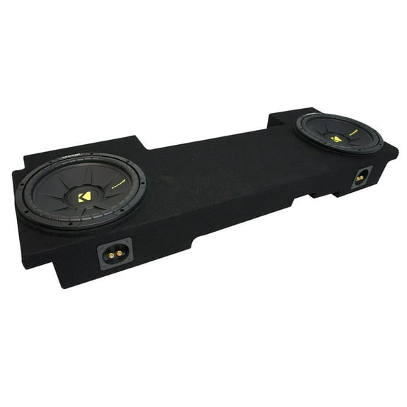 02-13 Chevy Avalanche Underseat Kicker CompC CWCS10 Dual 10" Sub Box Package New