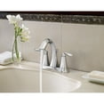thumbnail image 3 of Moen Eva Chrome Two-Handle 4-Inch Centerset Bathroom Sink Faucet with Drain Assembly for 3-hole Installation Setups, 3 of 8