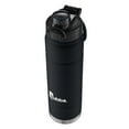 thumbnail image 3 of Bubba Trailblazer Stainless Steel Water Bottle Push Button Lid Rubberized Licorice, 24 fl oz., 3 of 4