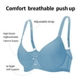 thumbnail image 5 of 3PC Pack Women Push Up Bra Everyday Underwear Comfortable Lingerie Bralette with Support Anti-Sag-Size70C/32C, 5 of 6
