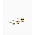 thumbnail image 3 of Blomdahl | Hypoallergenic | Golden Titanium Ball Stud Earrings | Best Choice For Sensitive Ears, 3 of 3