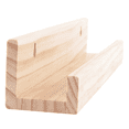 thumbnail image 3 of Vinyl Record Stand Display Wall Mount Solid Wood Album Shelf Bracket Hanging Storage LP Holder, 3 of 8