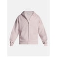 thumbnail image 6 of No Boundaries Boxy Oversized Fit Fleece Zip Hoodie Sweatshirt with Long Sleeves, Men's XS-4XLT, 6 of 6