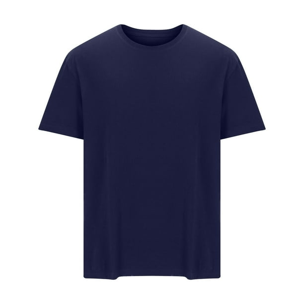 pstuiky camisetas de hombre, Camiseta informal de verano holgada de manga corta con cuello redondo para hombre camisetas de hombre xxl