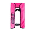 thumbnail image 2 of Chalecas de vida infladas automáticamente para adultos Traje de baño con cinta reflectante Buirnalda grande Múltiples colores Resistencia a la presión Rosa Inevent OD003395-02, 2 of 5