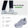 thumbnail image 5 of JOYFON Walking Shoes Women Arch Support Sneakers Plantar Fasciitis Orthotic Tennis Sneakers Running Gym Shoes US Size 6-11, 5 of 6