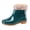 Green, variant on Ankle Rain Boots for Women Rubber Waterproof Non Slip Fashion Outdoor Work Garden Shoes
