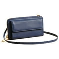 thumbnail image 1 of PU touch screen mobile phone bag large-capacity diagonal bag fashion zipper horizontal wallet, 1 of 5