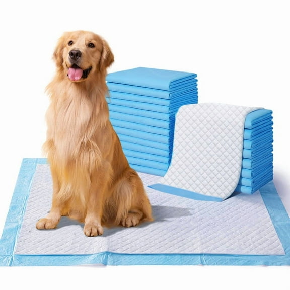 Heavy Duty Large Dog Pads, 23.5"x35.4" (L) 20Count, Maximum Protection Washable Pee Pads