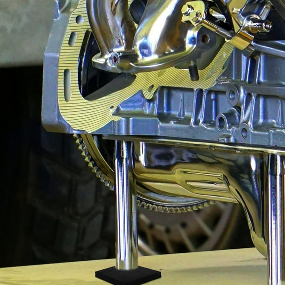 WHAMVOX Air Conditioner Noise Reducer Rubber Shock Absorber Pad Black