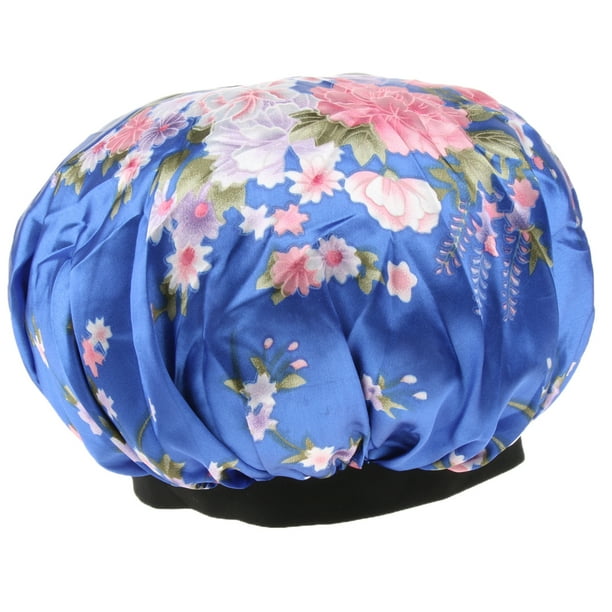 Sombrero de Quimio de para Mujer, Gorro de Dormir Nocturno, Gorro de Peluquería, Turbante - Azul se describe Sunnimix Sombrero de quimio para mujer