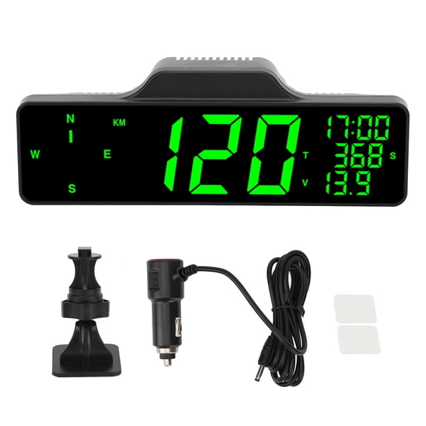 Pantalla HUD para coche de 8 pulgadas, velocímetro GPS multifunción, alarma de conducción por fatiga, Universal para vehículo