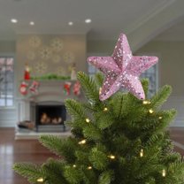 FeiFu Christmas Ball Decoration 20CM Foam Ball Hanging Ornament Christmas Tree Decoration Christmas Tree Topper Star Lightweight Foam Material Adds Trendy Holiday Touch