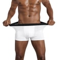 thumbnail image 4 of Fiudx Algodón Interior, Pantalone Cortos Transpirables para Hombre, Algodón Cómodos, Calzones y Cintura Elástica Ancha, Calzones de Cintura Baja, Ropa de Diario, Ropa Deportiva, Lavish a Máquina., 4 of 7