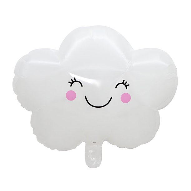 Wosthever Juego de 1 Uds. De papel de aluminio arcoíris de 31 pulgadas para fiesta de cumpleaños, globos brillantes, globos de aluminio, globos Kits de decoración para fiestas Blanco 15 pulgadas