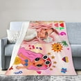 thumbnail image 2 of Karol Music G Blanket Plush Throw Blanket All Season Flannel Blanket for Couch Bedding Living Room Decor 40"X30", 2 of 6