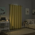 thumbnail image 2 of Sun Zero Harper Bright Vibes 100% Blackout Grommet Curtain Panel, 40"X63", Sunflower Yellow, 40"X63", Sunflower Yellow, 2 of 10