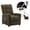 Brown, variant on vidaXL Massage Recliner Chair Electric Reclining Chair for Elderly Fabric