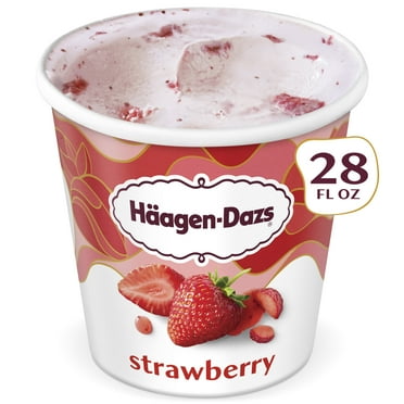 Haagen Dazs Strawberry Ice Cream, Gluten Free, Kosher, 14 Oz