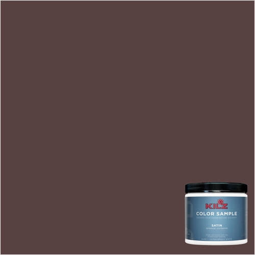 KILZ Complete Coat Paint & Primer, Interior/Exterior, Satin, Burnt Clay