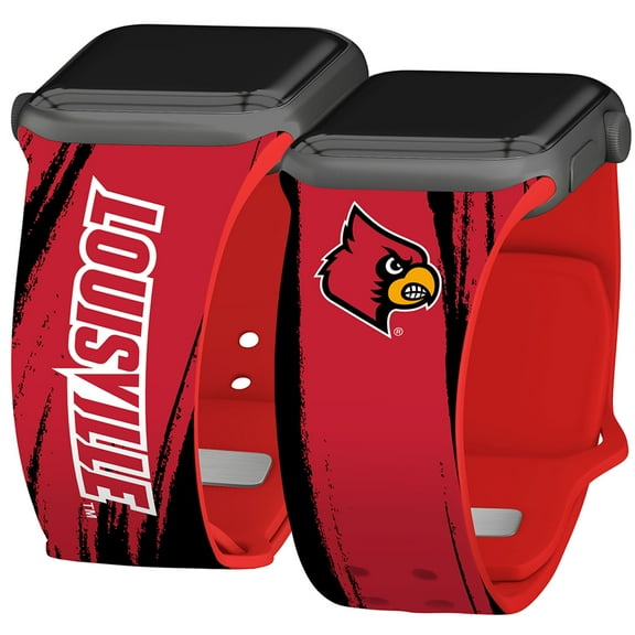 Cardinals HD Paint Stripe Unisex Watch Band for Apple Watch, 38/40/41mm(42mm Series 10/11) Short by Affinity Bands