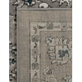 thumbnail image 7 of Unique Loom Aarhus Collection Area Rug - Floral (2' 7" x 10' Runner Gray/Black), 7 of 7